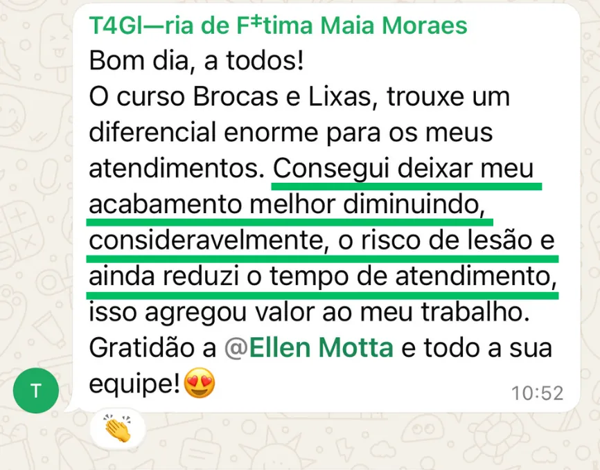 Depoimento de Gloria Maia Moraes