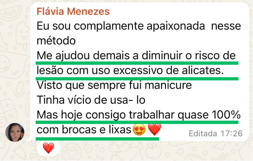 Depoimento de Flávia Menezes